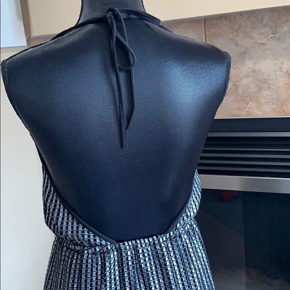 Floor Length Pencil Cut Formal Dress - Picture 3 of 4